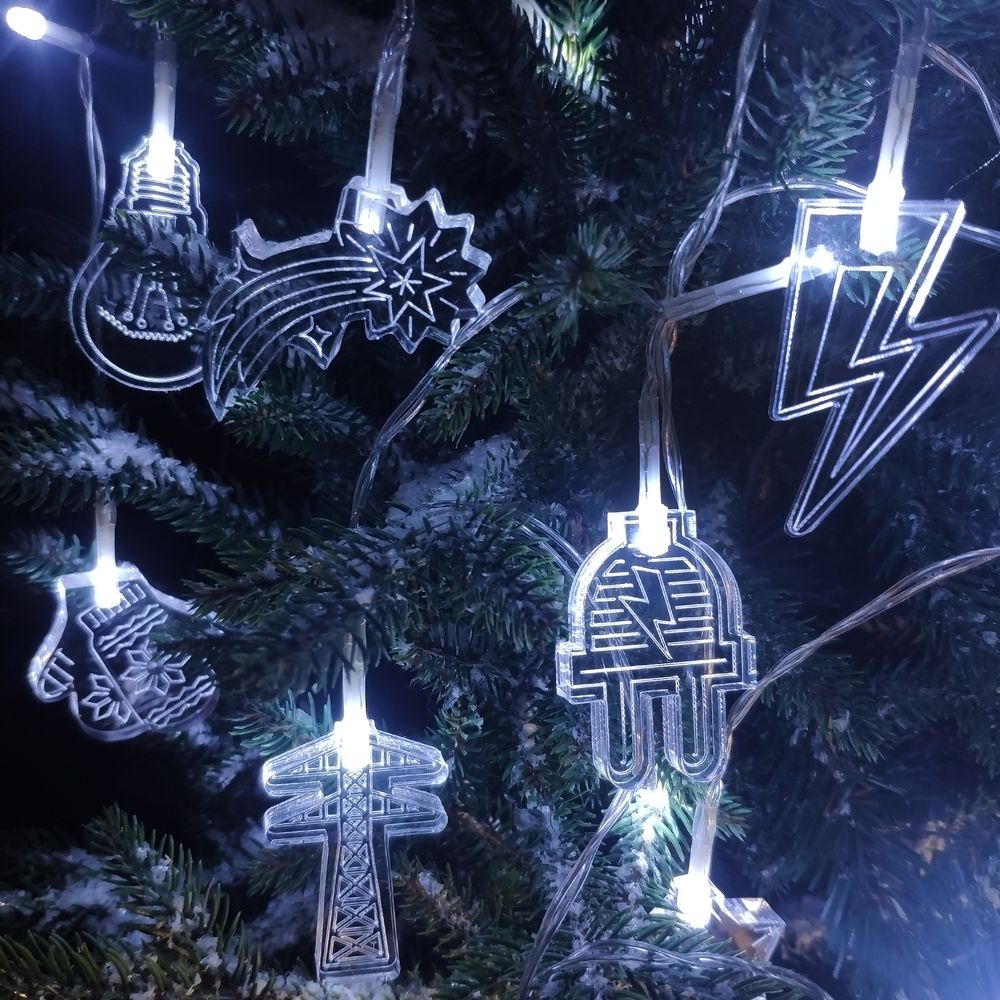 картинка Светодиодная гирлянда Xmas Power, энергетика от магазина Одежда+