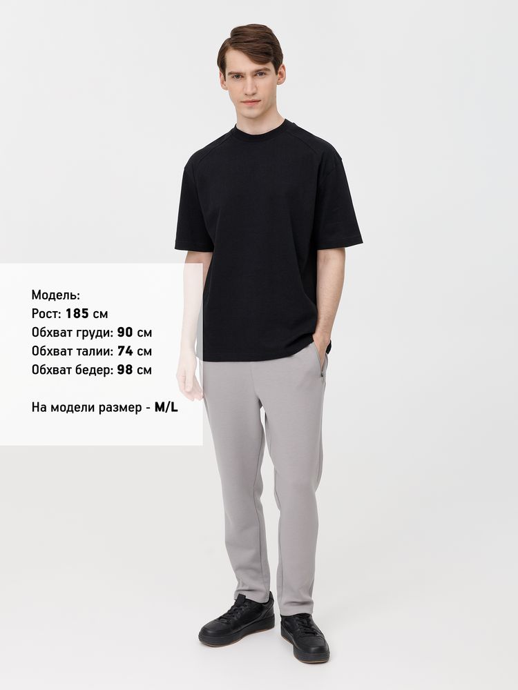 картинка Футболка оверсайз унисекс Sideline, черная от магазина Одежда+