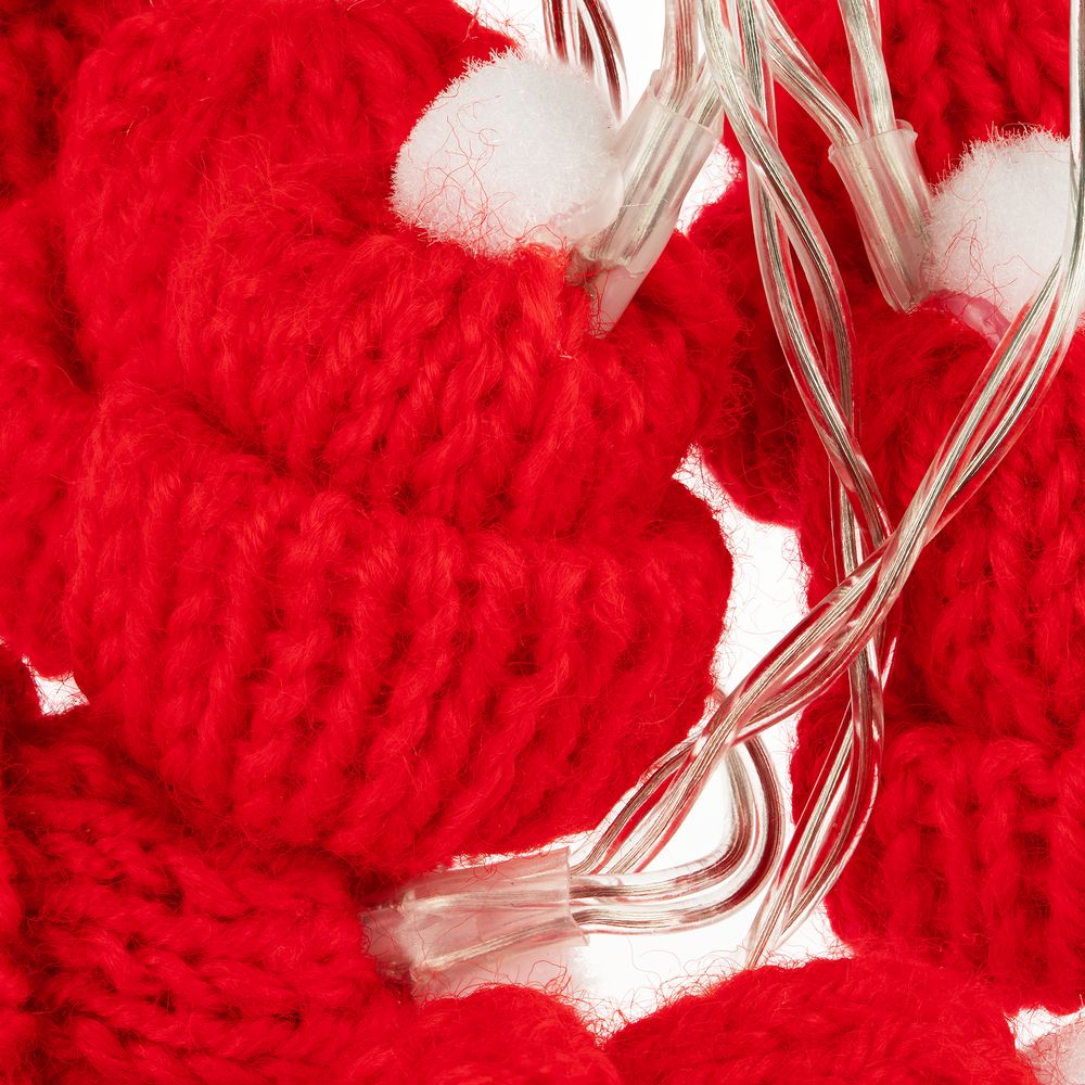 картинка Гирлянда Cosy Poms, красная от магазина Одежда+