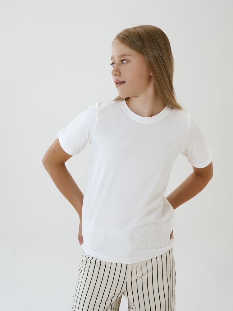 картинка Футболка детская T-Bolka Kids, белая (белоснежная) от магазина Одежда+