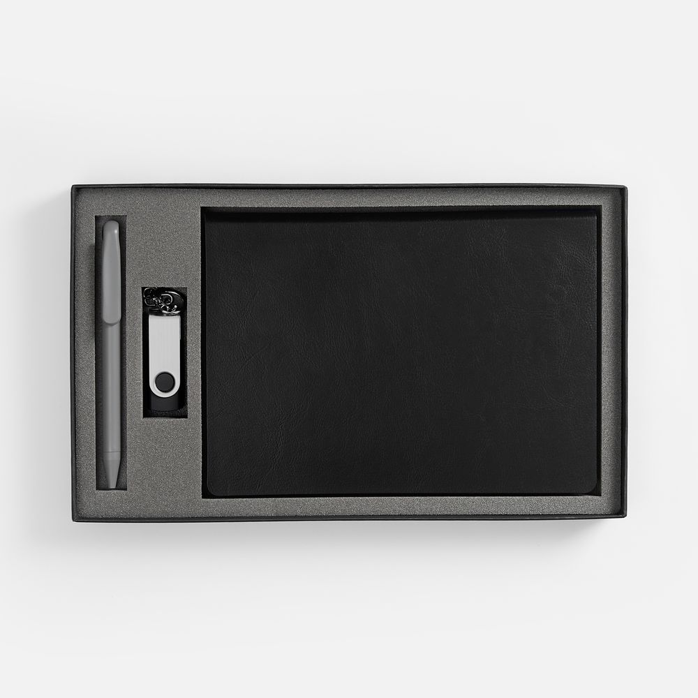 картинка Набор Doppio Memory, черный с серым от магазина Одежда+
