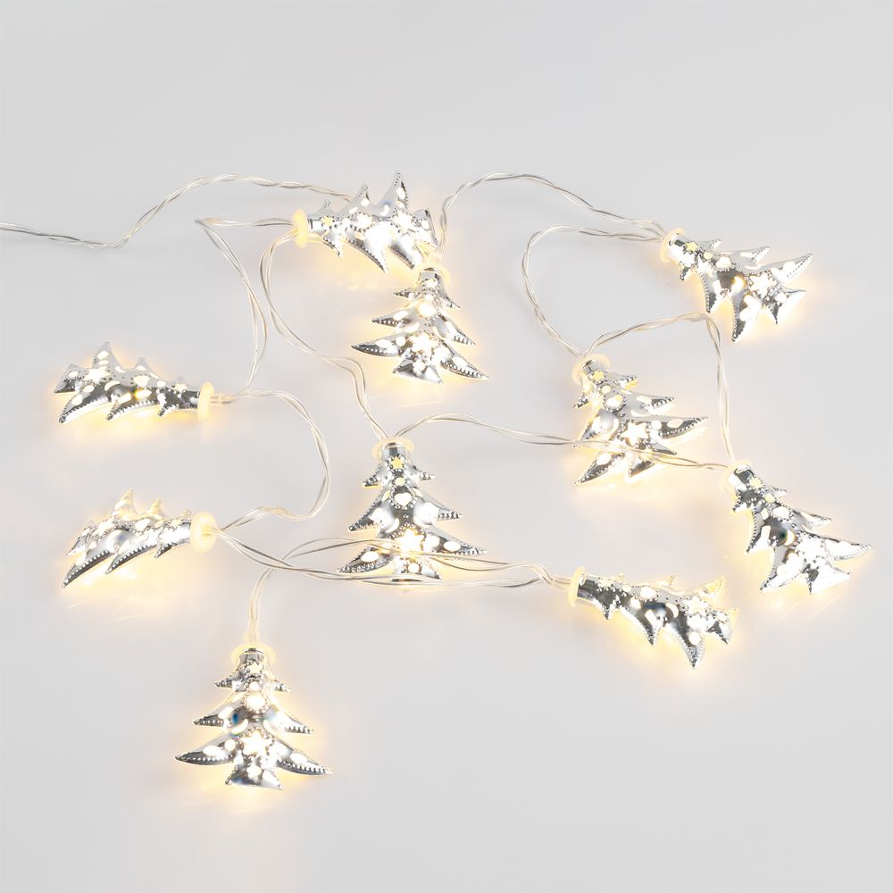 картинка Светодиодная гирлянда Silver Lights, серебристая от магазина Одежда+