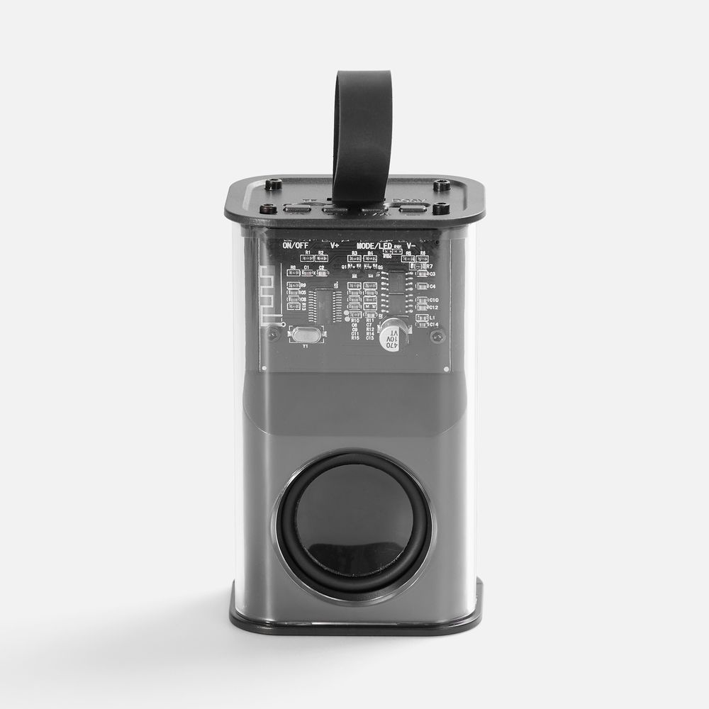 картинка Bluetooth-колонка с подсветкой Groove, серая от магазина Одежда+