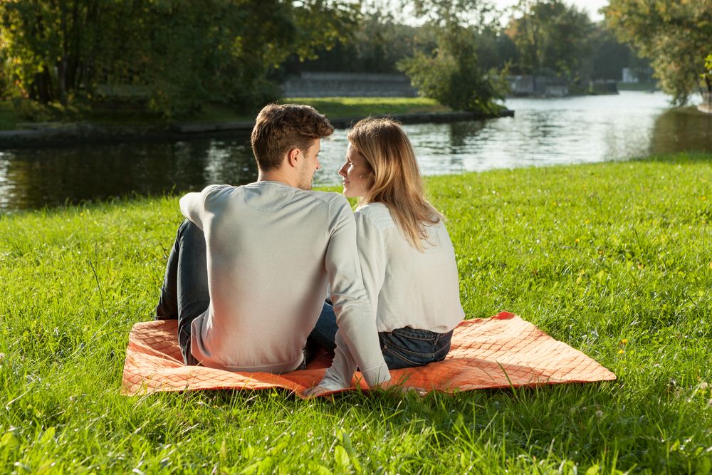 картинка Плед для пикника Comfy, синий от магазина Одежда+