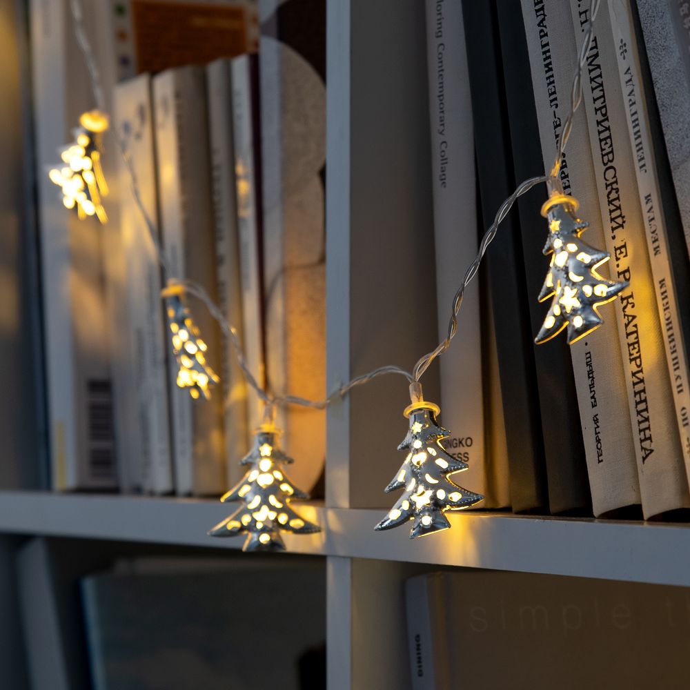картинка Светодиодная гирлянда Silver Lights, серебристая от магазина Одежда+