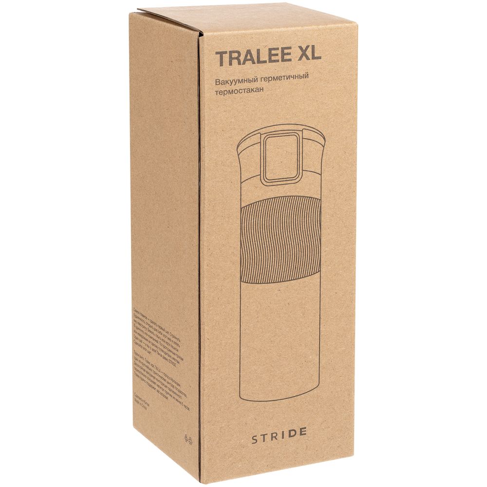 картинка Термостакан Tralee XL, серый от магазина Одежда+