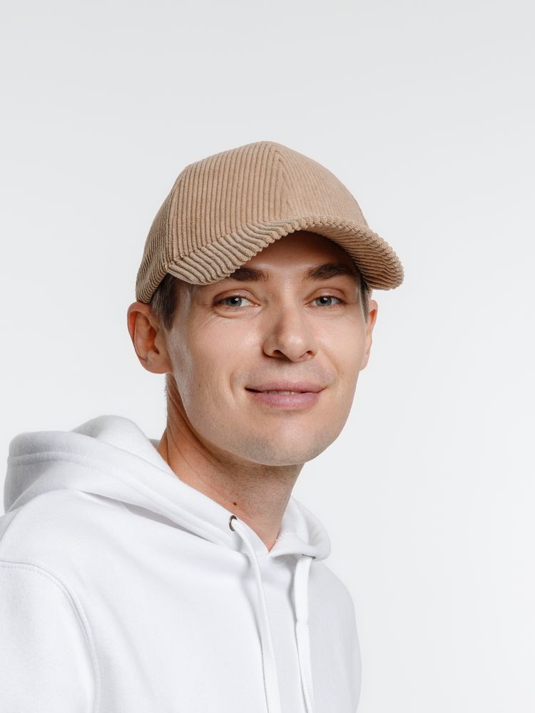 картинка Бейсболка Soft Core, бежевая от магазина Одежда+