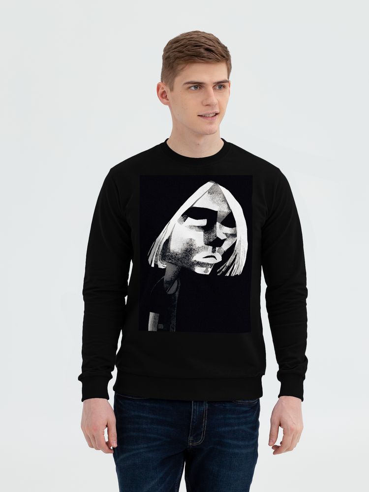 картинка Свитшот «Меламед. Kurt Cobain», черный от магазина Одежда+