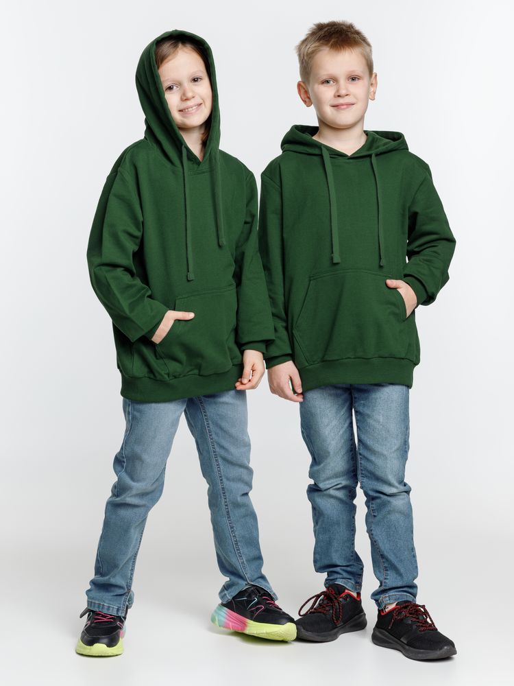 картинка Худи детское Kirenga Kids 2.0, темно-зеленое от магазина Одежда+