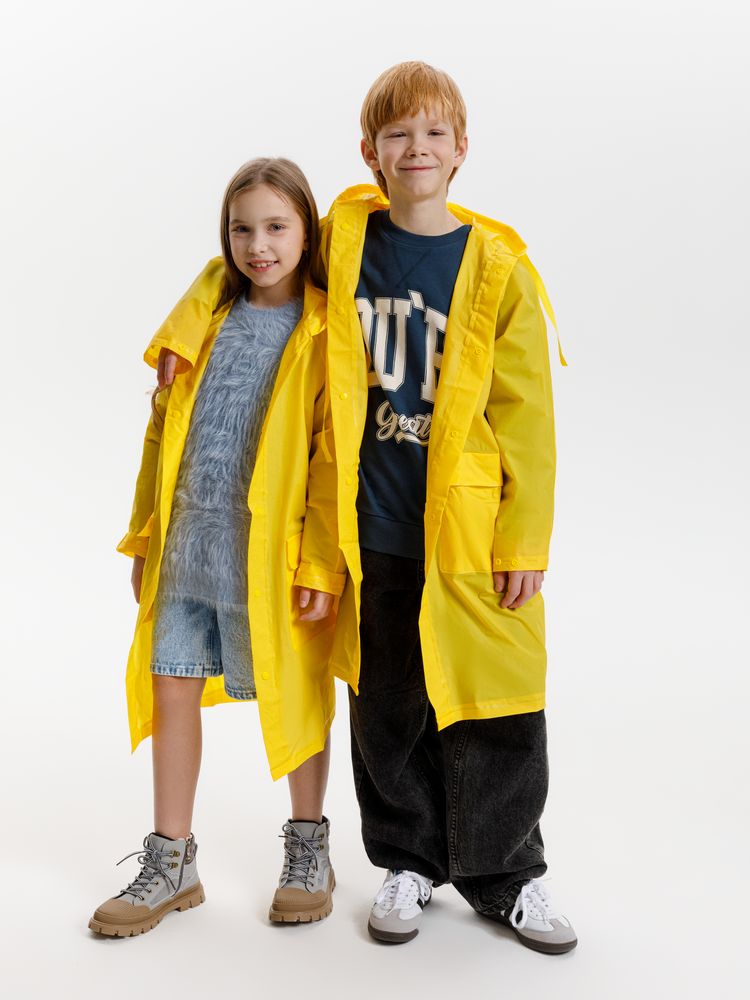 картинка Дождевик детский RainDrop Kids, желтый от магазина Одежда+