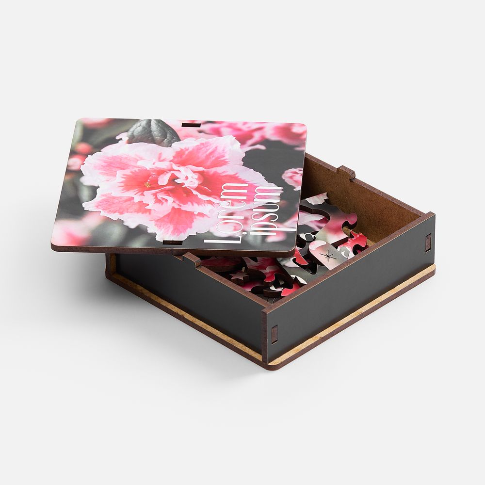 картинка Деревянный пазл в шкатулке PuzzleBox на заказ от магазина Одежда+