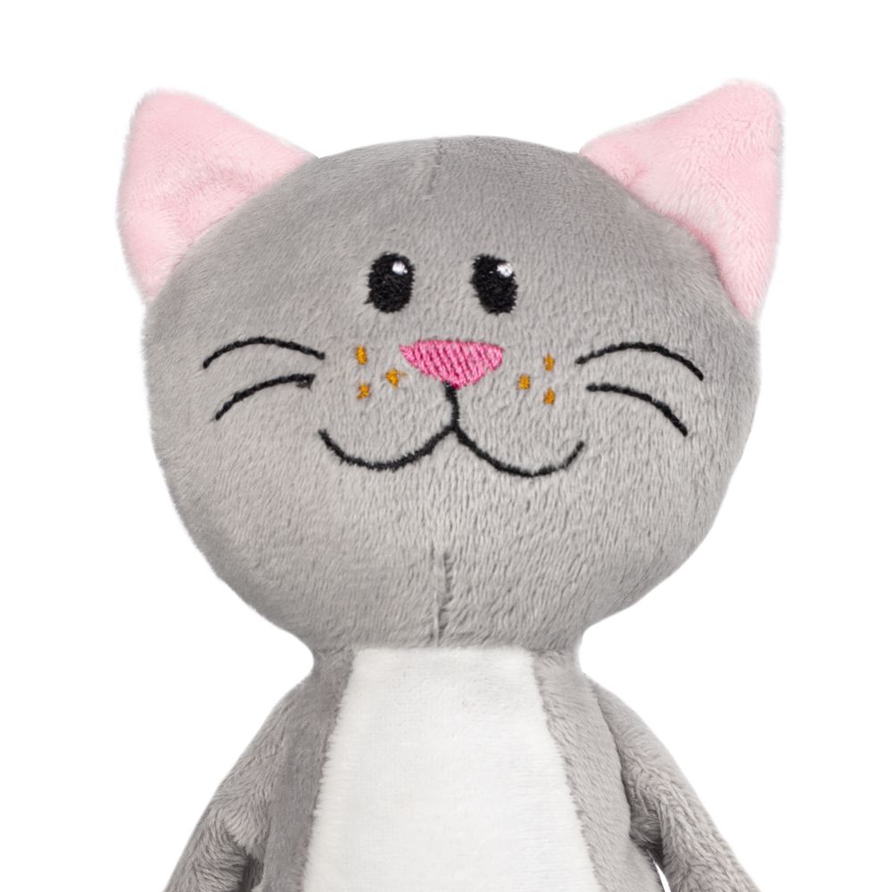 картинка Мягкая игрушка Beastie Toys, котик с белым шарфом от магазина Одежда+