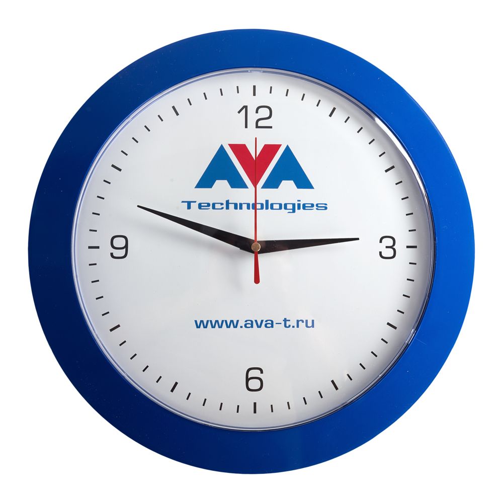 картинка Часы настенные Vivid Large, синие от магазина Одежда+