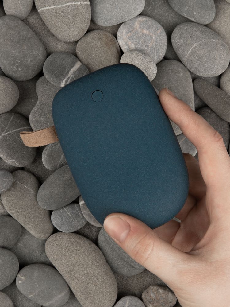 картинка Внешний аккумулятор Pebble 7800 мАч, серо-синий от магазина Одежда+