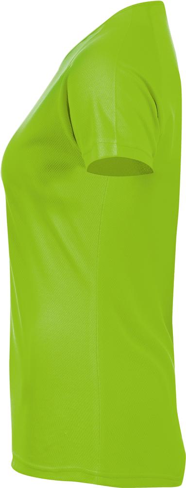 картинка Футболка женская Sporty Women 140, зеленый неон от магазина Одежда+