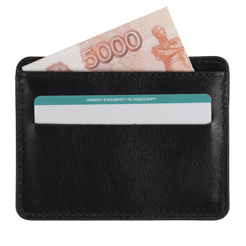 картинка Чехол для карт Remini, черный от магазина Одежда+