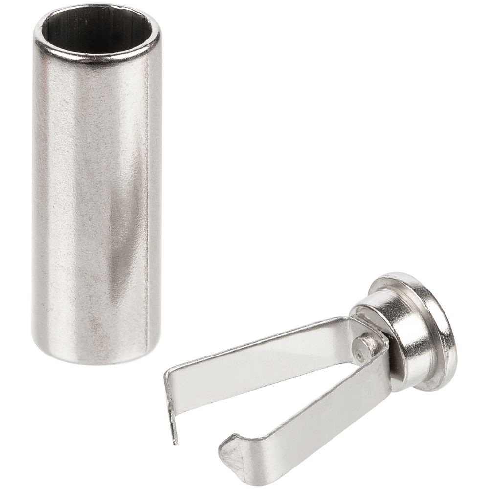 картинка Наконечник для шнурка Nozzle, серебристый от магазина Одежда+