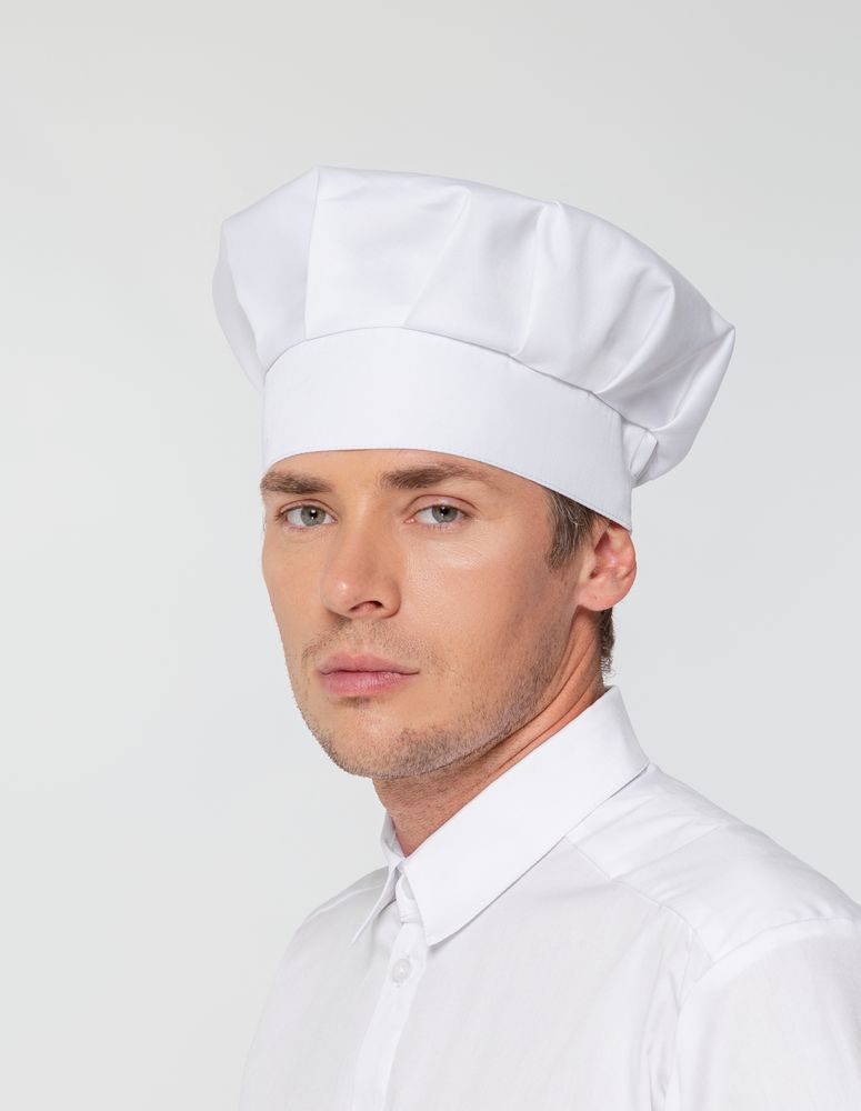 картинка Колпак поварской Cookery, белый от магазина Одежда+