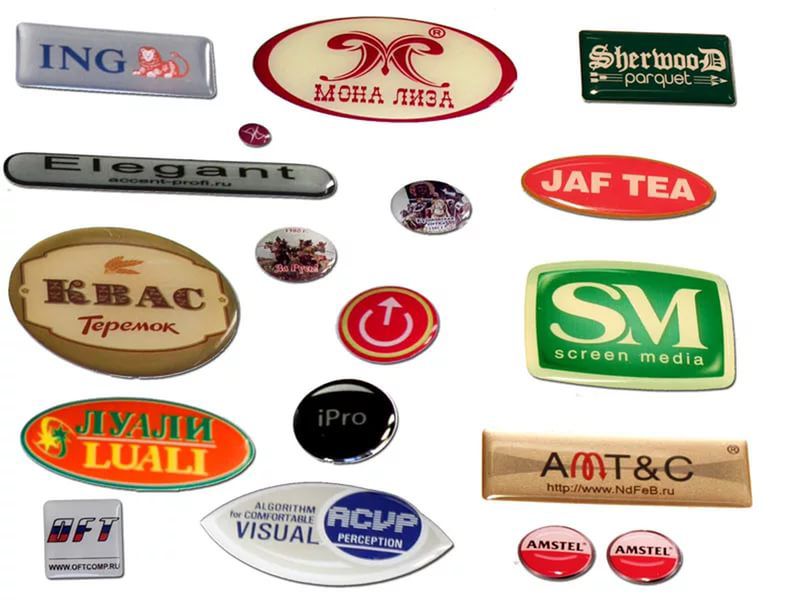 картинка Объемные наклейки под смолой Sticker Pack на заказ от магазина Одежда+