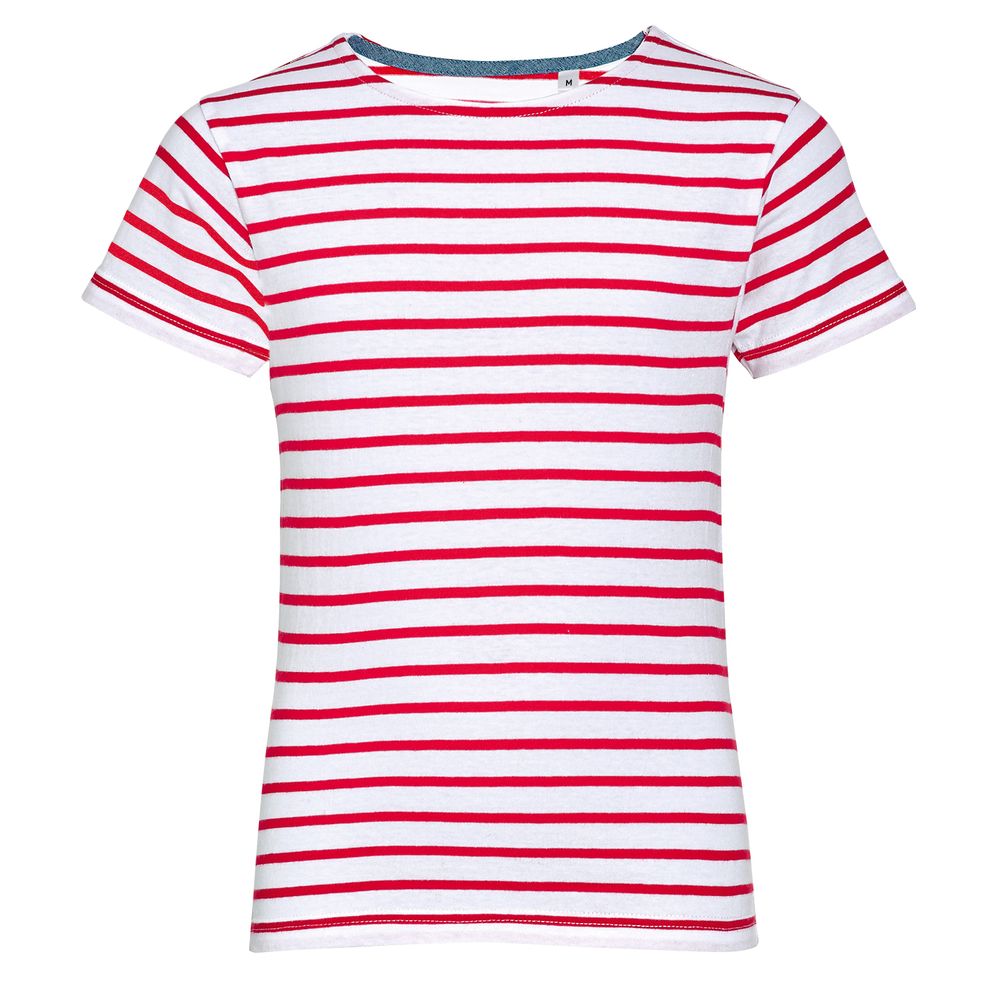 картинка Футболка детская Miles Kids белая с красным от магазина Одежда+