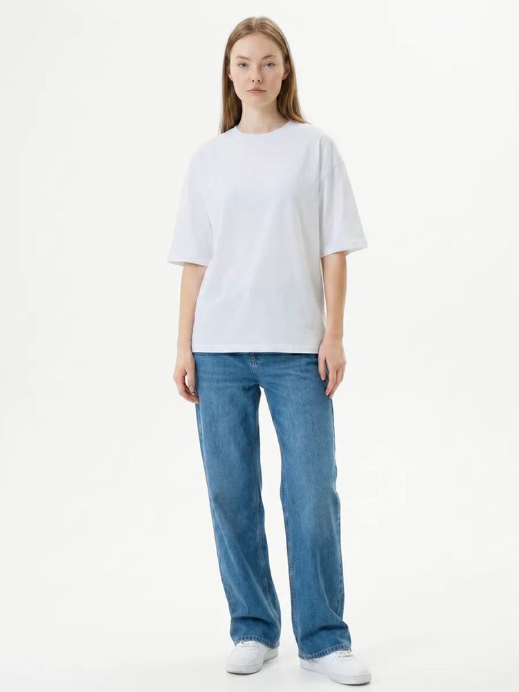 картинка Футболка Oversize Premium 210, белая от магазина Одежда+