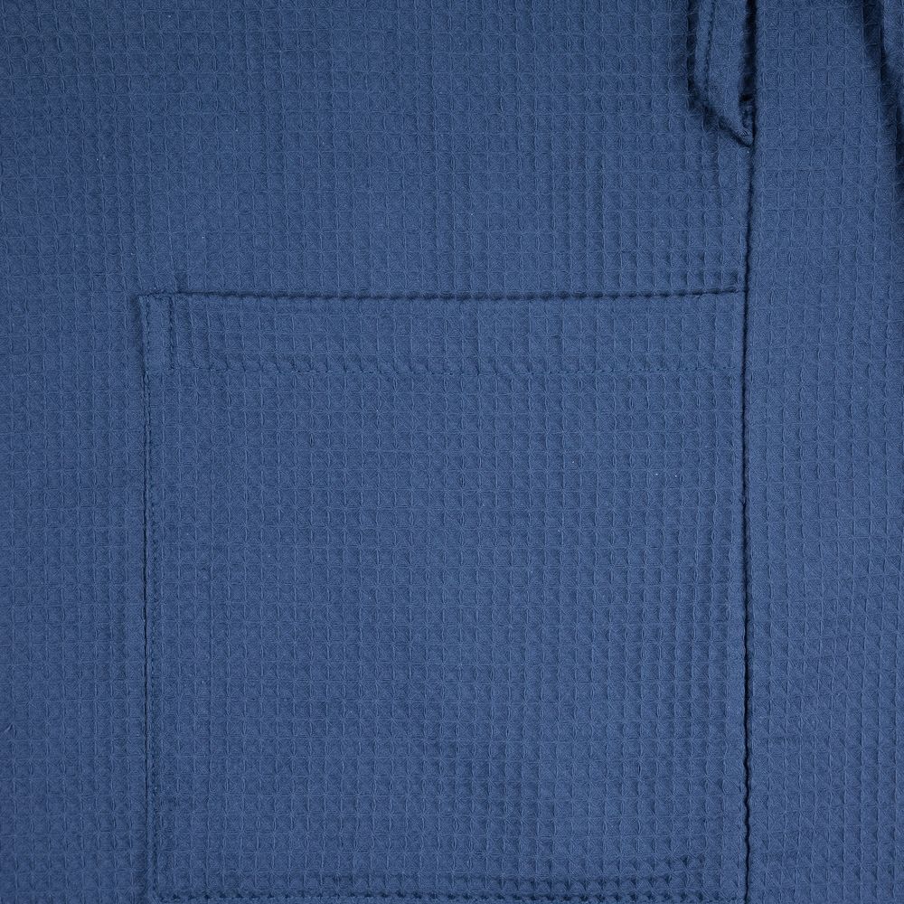 картинка Халат вафельный Kimono, темно-синий от магазина Одежда+
