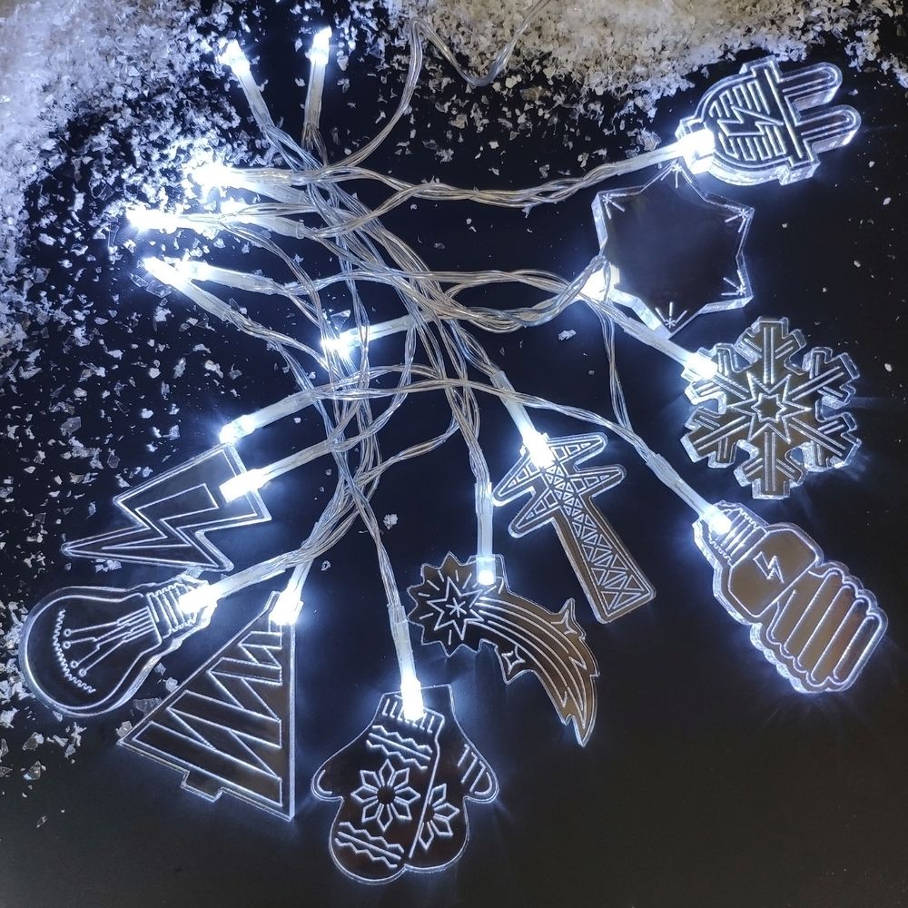 картинка Светодиодная гирлянда Xmas Power, энергетика от магазина Одежда+