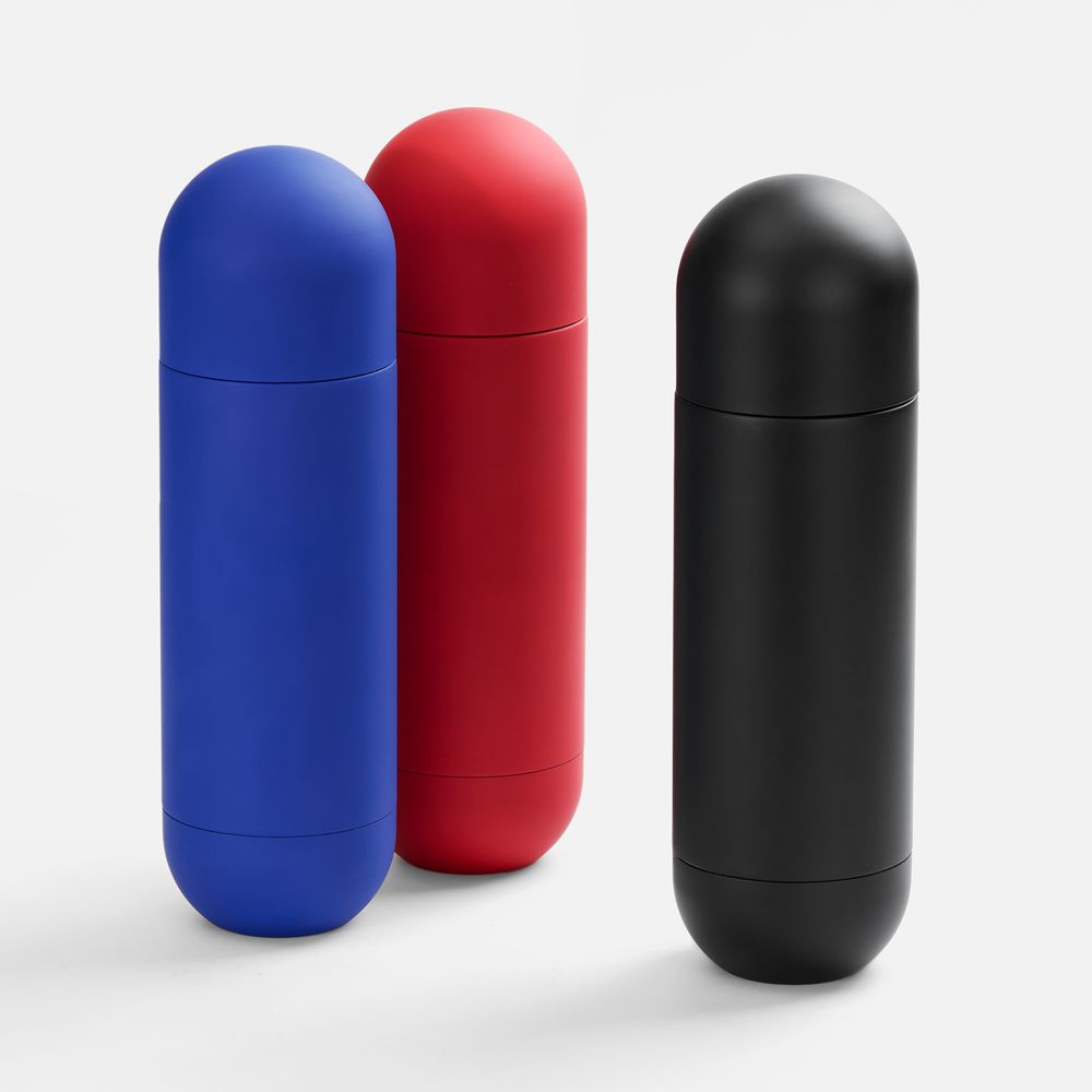 картинка Термос Tubula Soft Touch, черный от магазина Одежда+