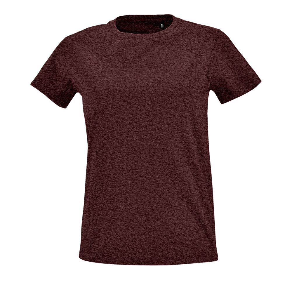 картинка Футболка женская Imperial Fit Women, бордовый меланж от магазина Одежда+