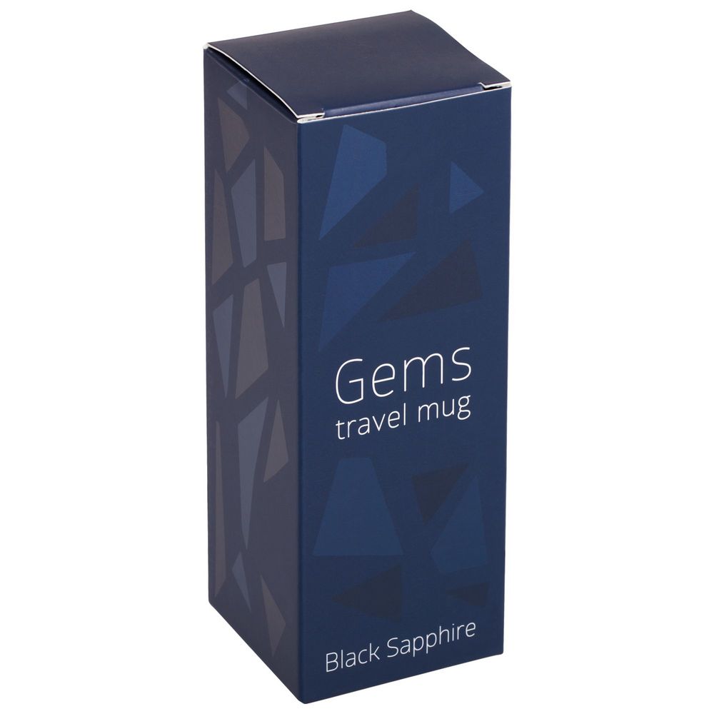 картинка Термостакан Gems Black Sapphire, черный сапфир (синий) от магазина Одежда+