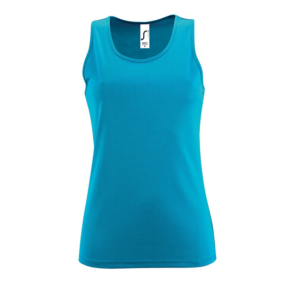 картинка Майка женская Sporty TT Women, ярко-бирюзовая от магазина Одежда+
