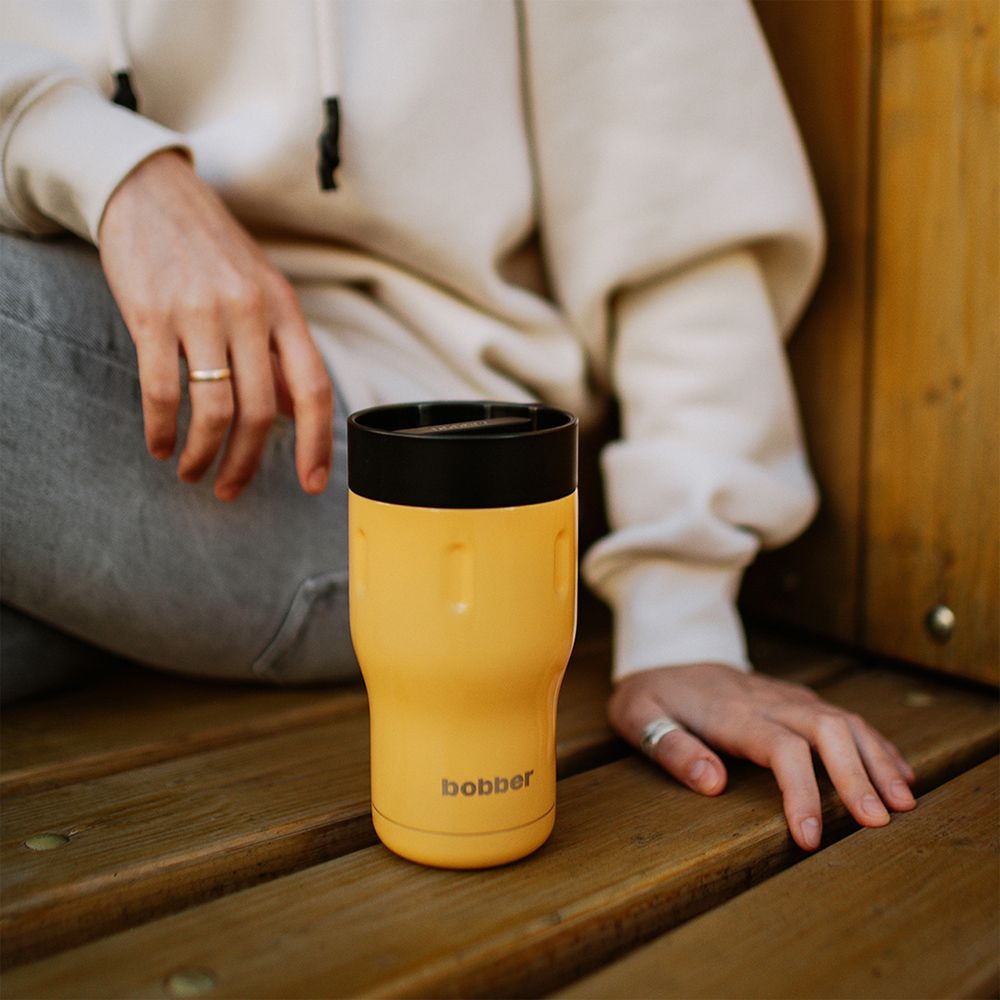 картинка Термостакан Tumbler 350, вакуумный, оранжевый от магазина Одежда+