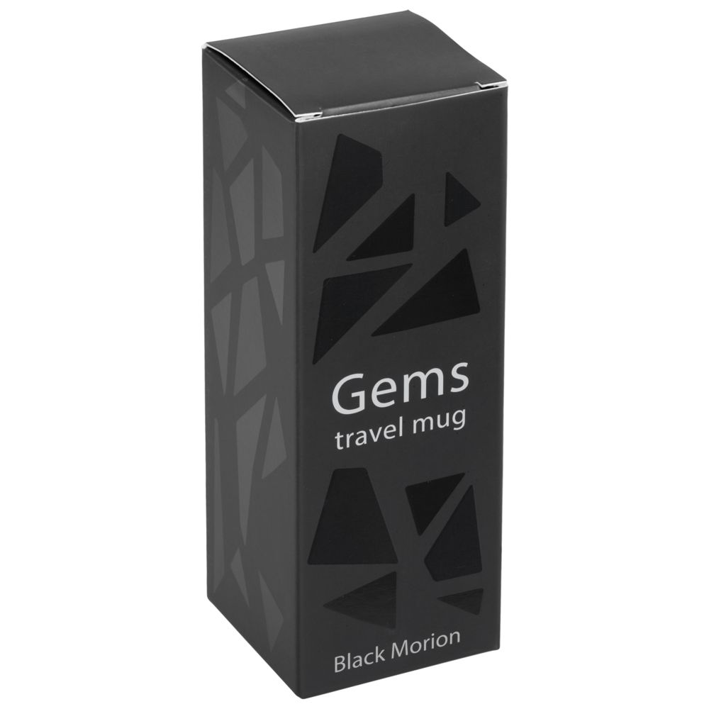 картинка Термостакан Gems Black Morion, черный морион от магазина Одежда+