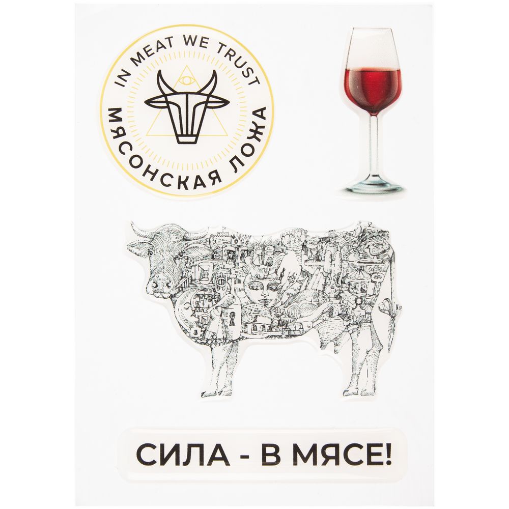 картинка Объемные наклейки под смолой Sticker Pack на заказ от магазина Одежда+