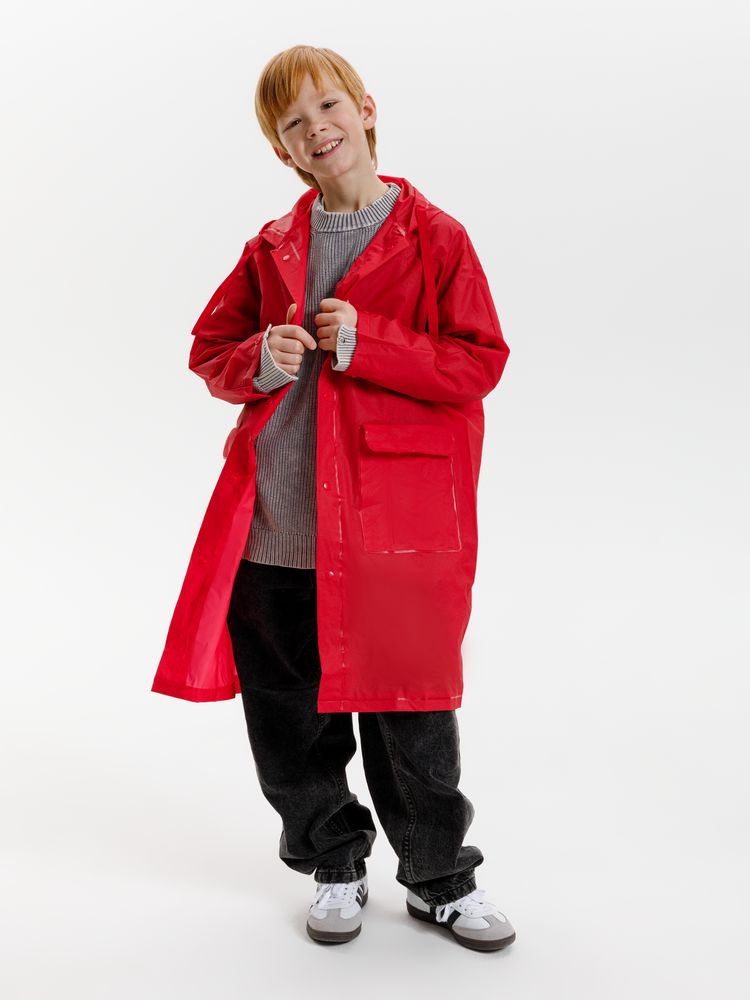 картинка Дождевик детский RainDrop Kids, красный от магазина Одежда+