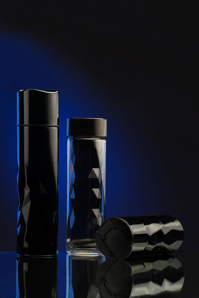 картинка Термостакан Gems Black Morion, черный морион от магазина Одежда+