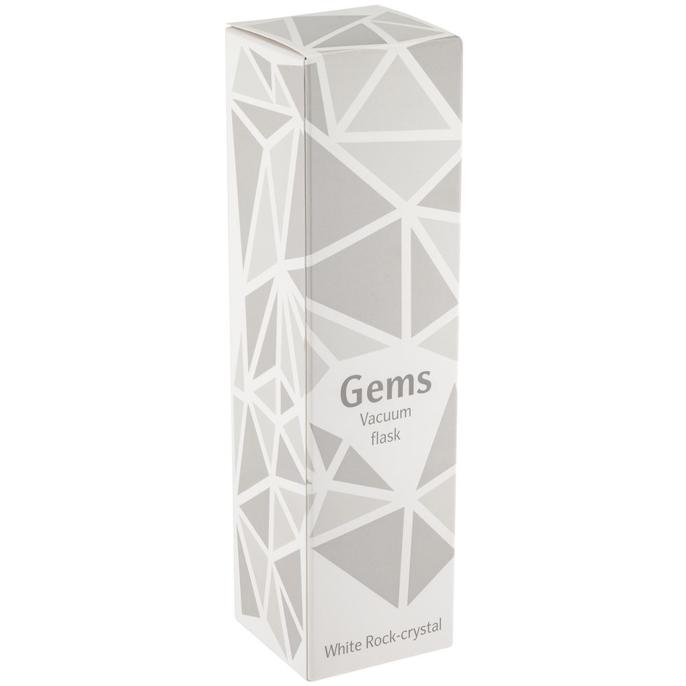 картинка Термос Gems White Rock Crystal, белый горный хрусталь от магазина Одежда+