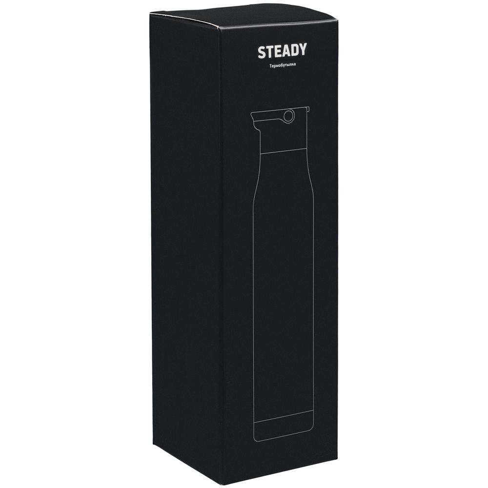 картинка Термобутылка Steady, синяя от магазина Одежда+