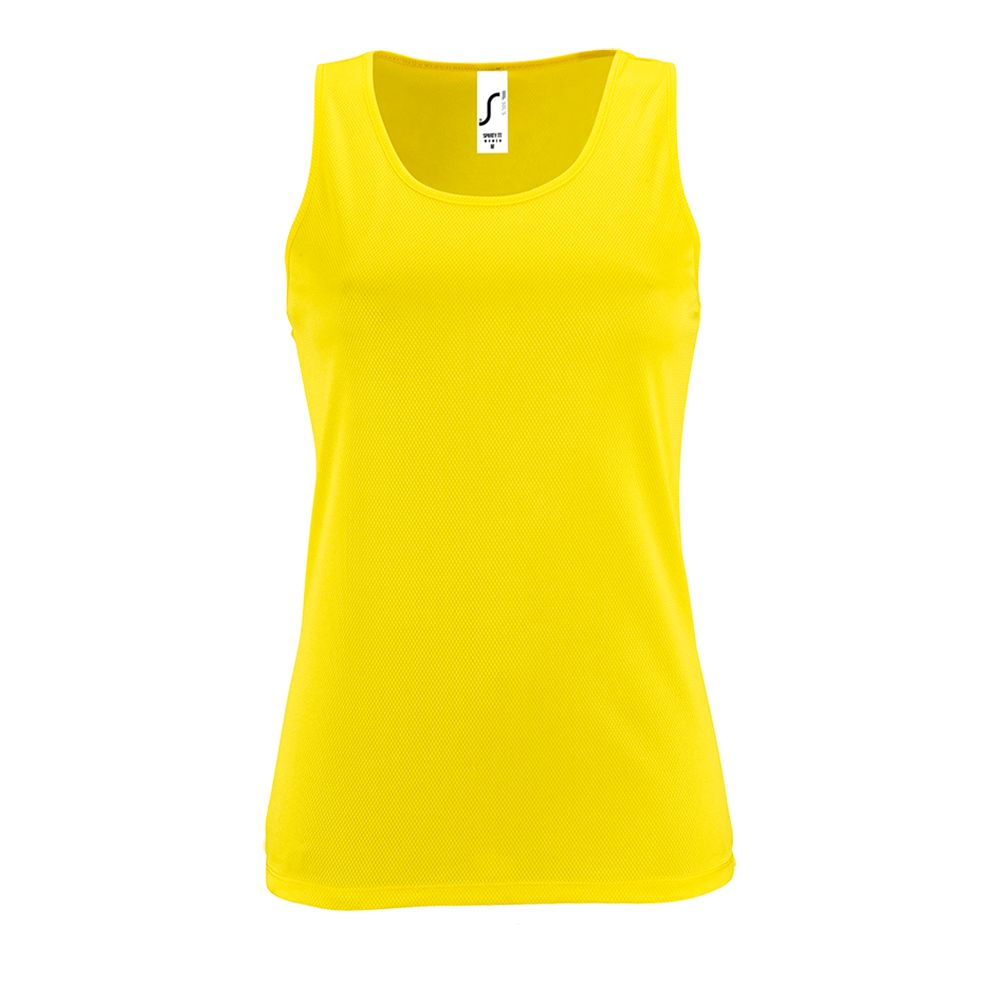картинка Майка женская Sporty TT Women, желтый неон от магазина Одежда+
