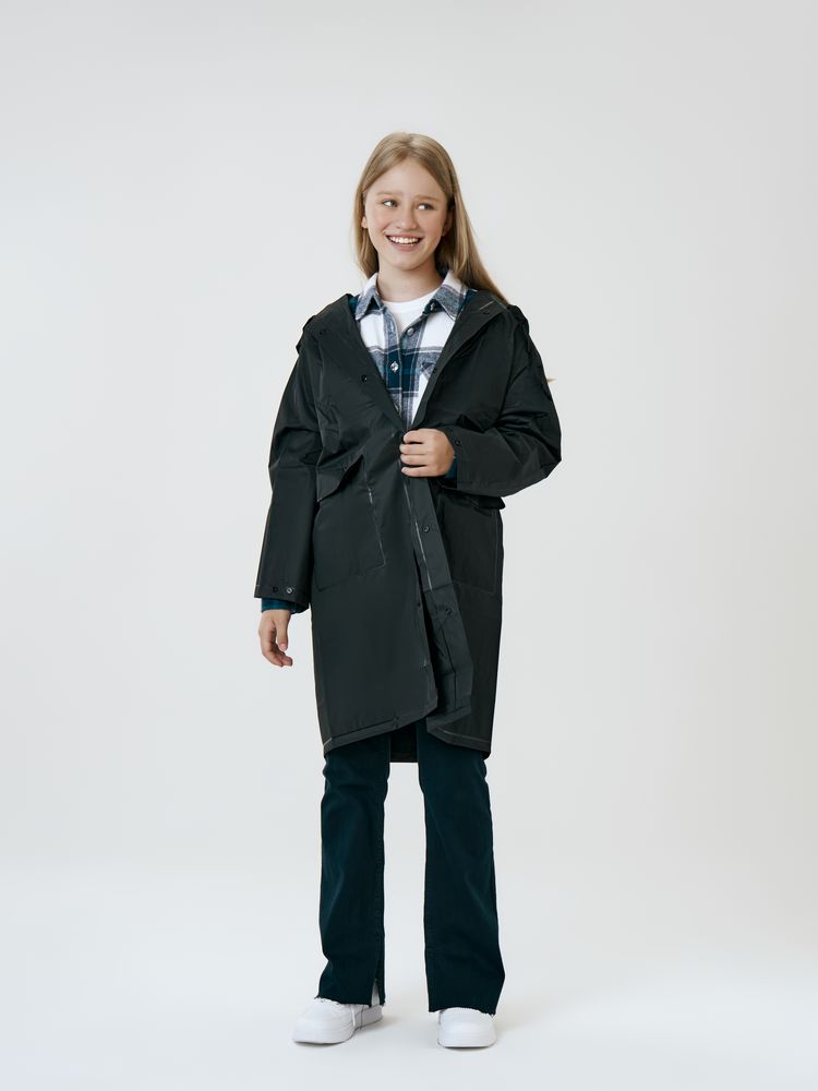 картинка Дождевик детский RainDrop Kids, черный от магазина Одежда+
