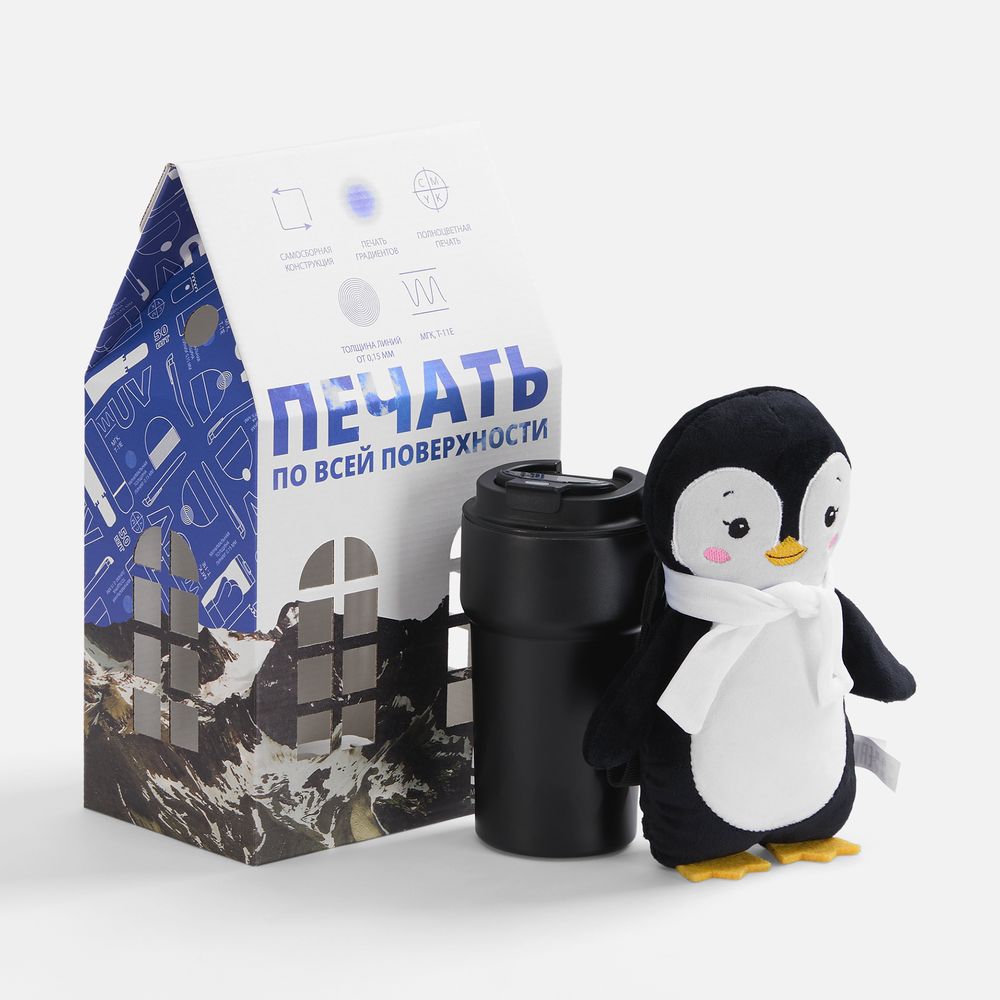 картинка Коробка «Домик», L, с печатью на заказ от магазина Одежда+