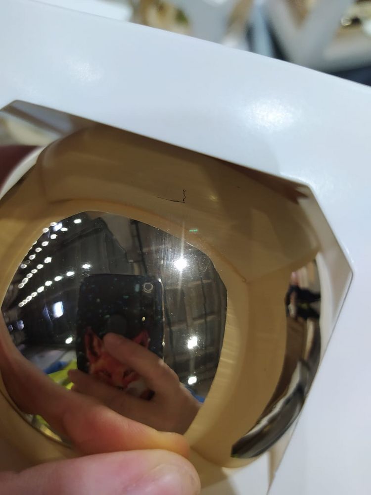 картинка Оформительский шар Finery, 8 см, глянцевый золотистый от магазина Одежда+