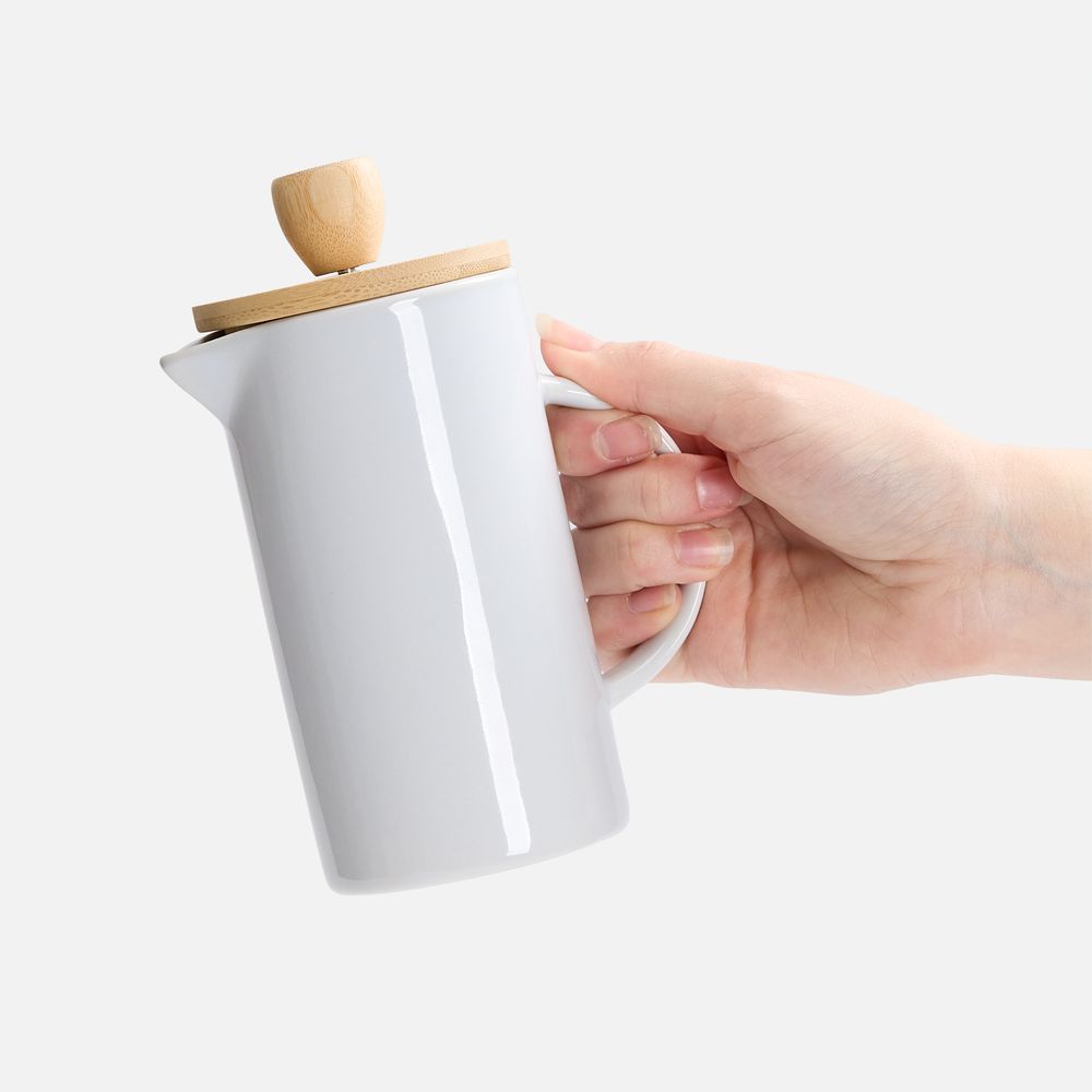 картинка Френч-пресс Ceramero, белый от магазина Одежда+