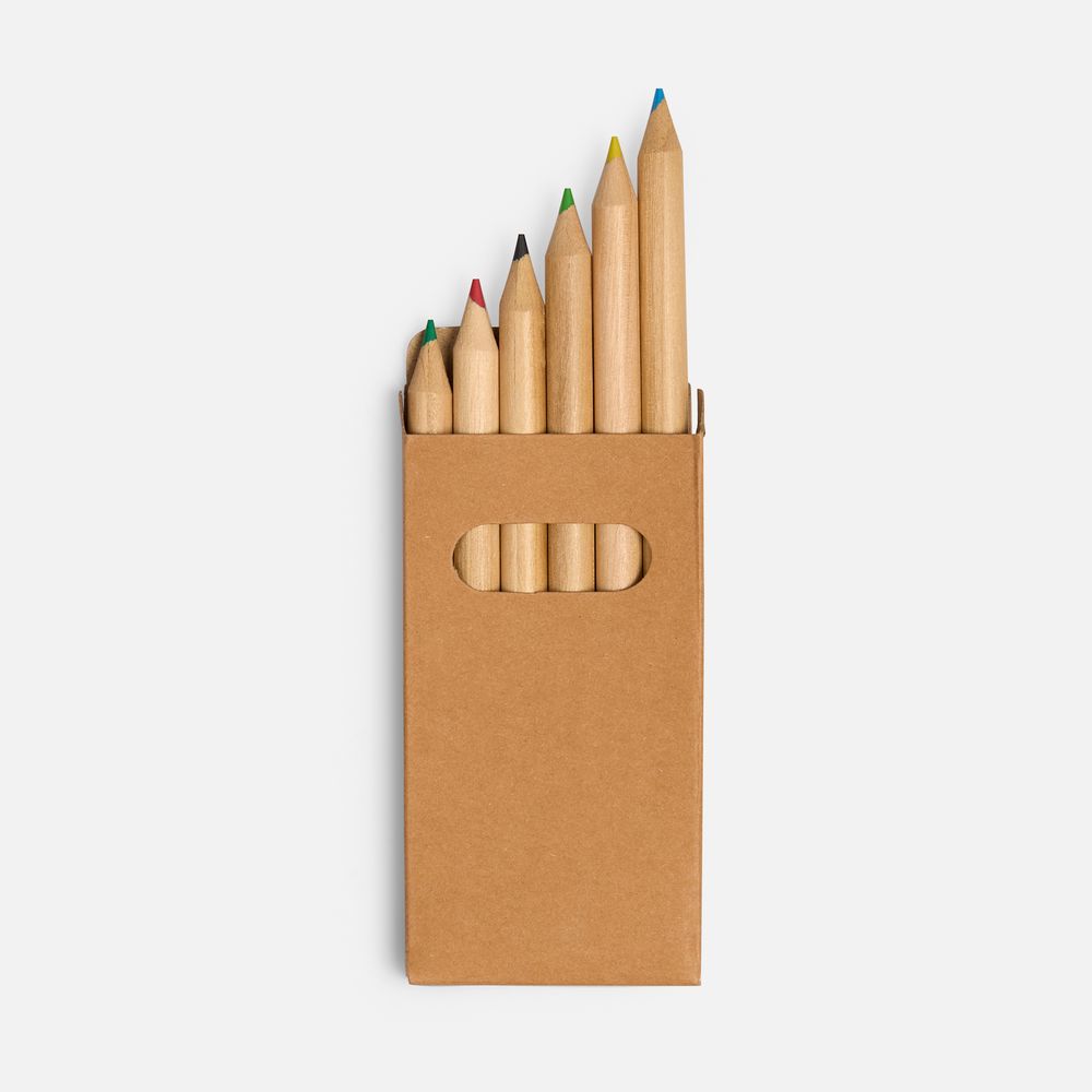 картинка Набор цветных карандашей Pencilvania Mini, крафт от магазина Одежда+