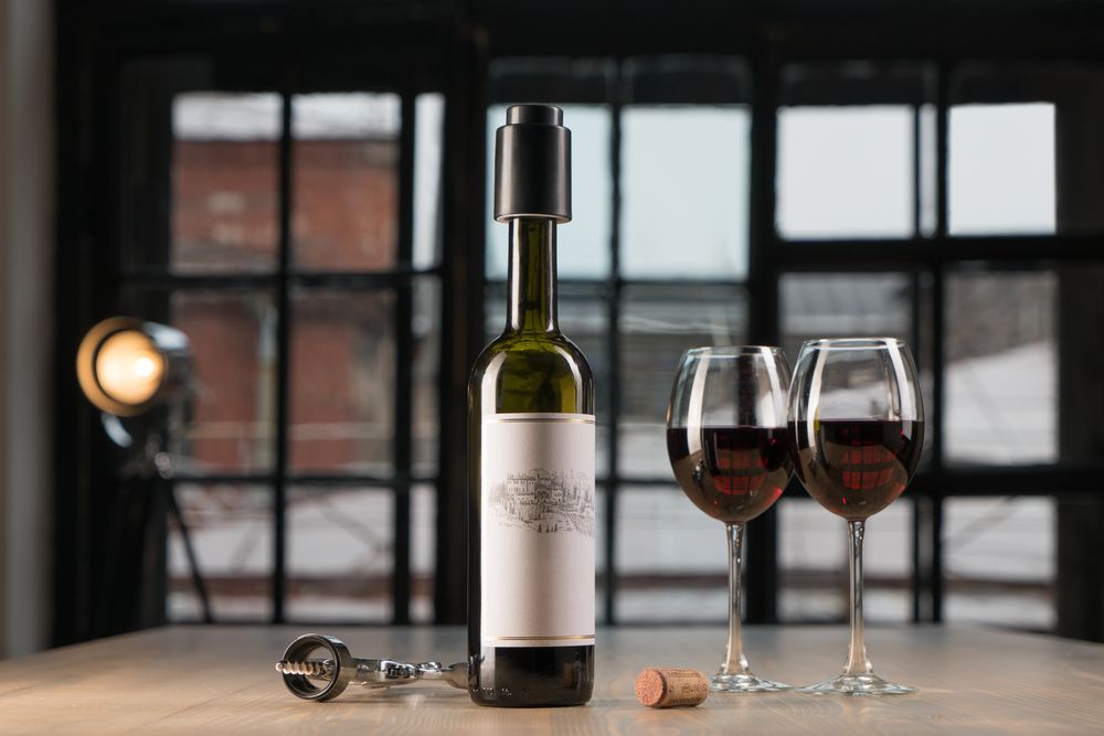 картинка Винный набор Winetura, черный от магазина Одежда+