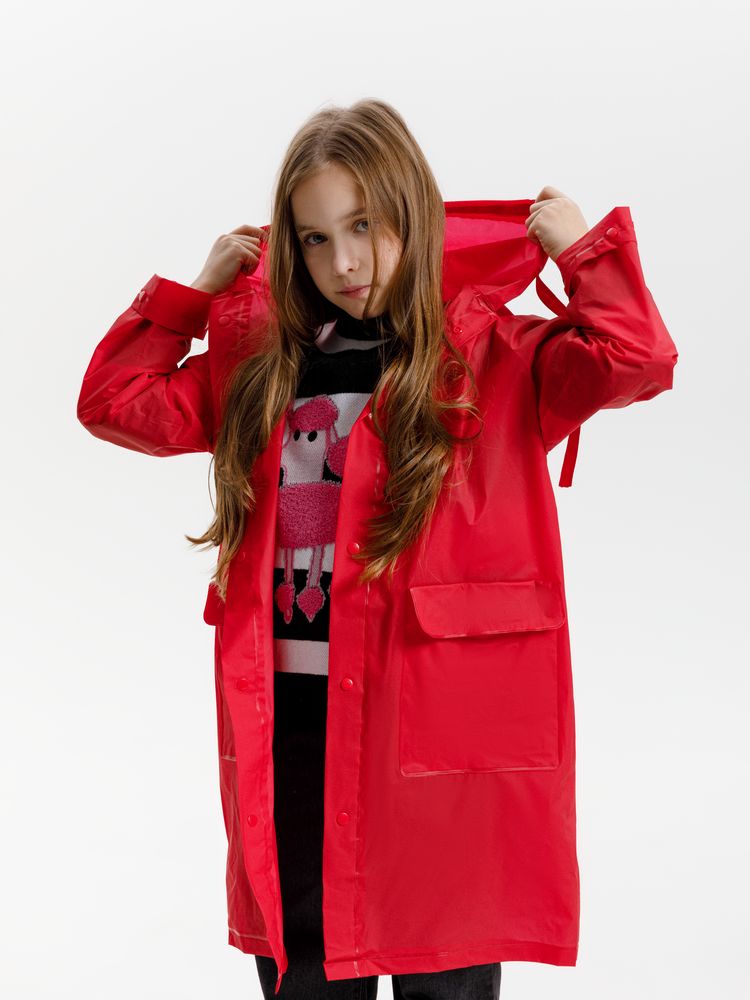 картинка Дождевик детский RainDrop Kids, красный от магазина Одежда+