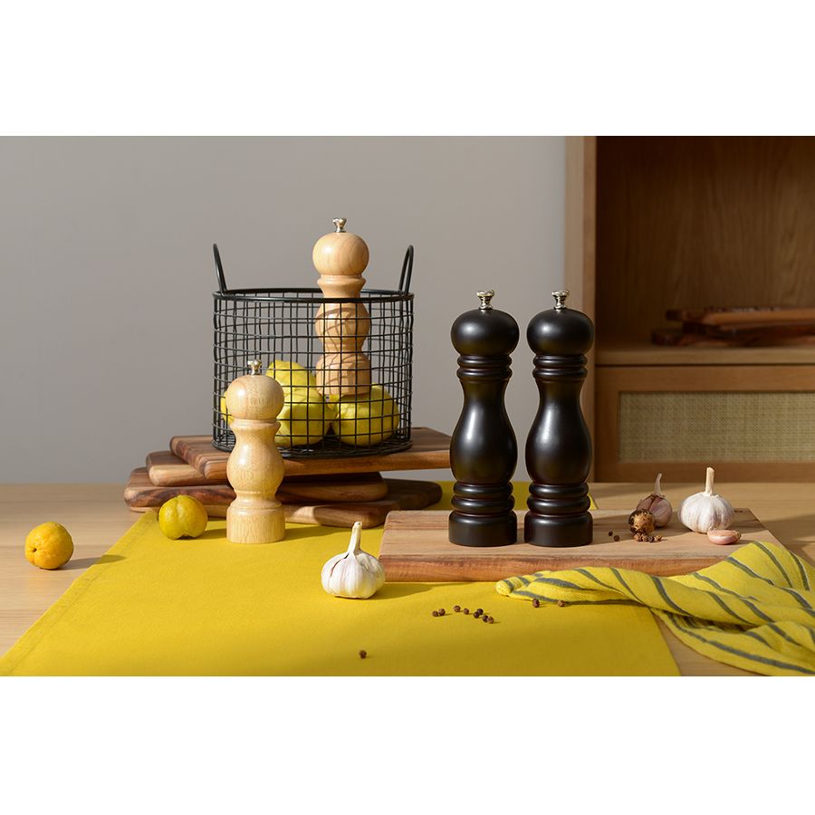 картинка Мельница для перца Wood, большая, черная от магазина Одежда+