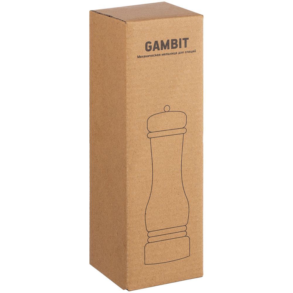 картинка Механическая мельница для специй Gambit, белая от магазина Одежда+