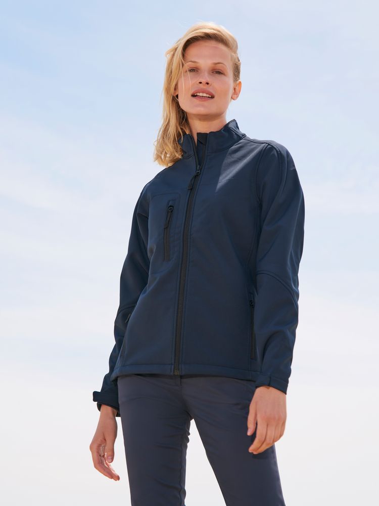 картинка Куртка женская на молнии Roxy 340 темно-синяя от магазина Одежда+