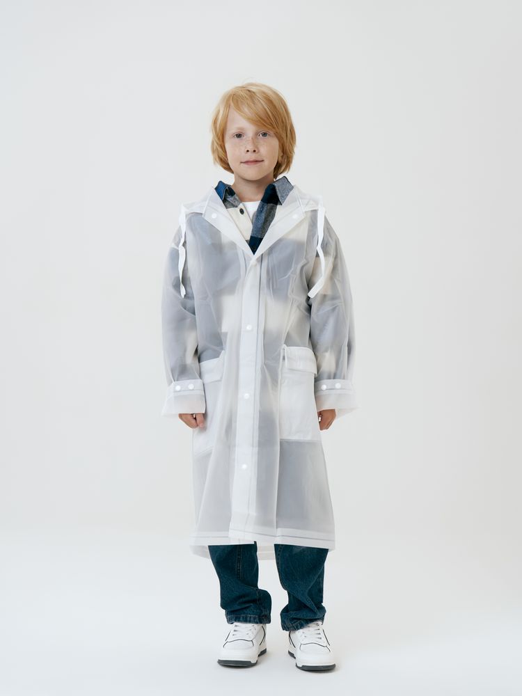 картинка Дождевик детский RainDrop Kids, белый от магазина Одежда+